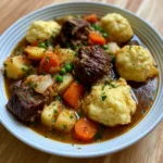 Hearty Beef Stew and Dumplings