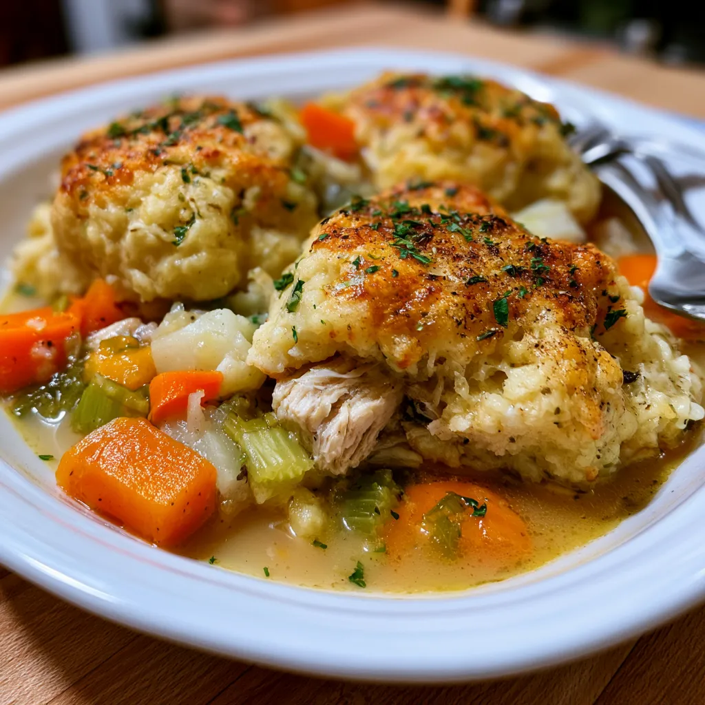 Hearty Irish Chicken and Dumplings