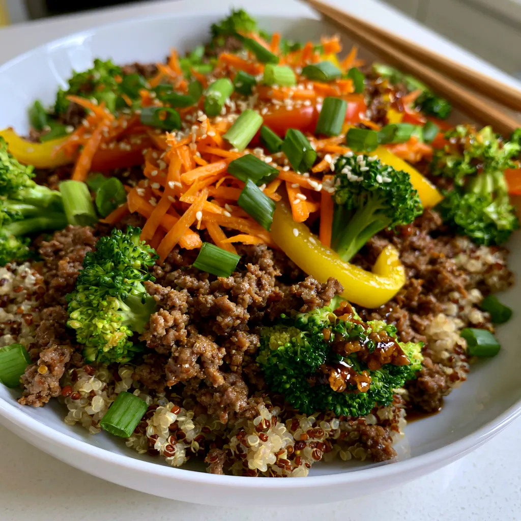 High Protein Beef Bowl