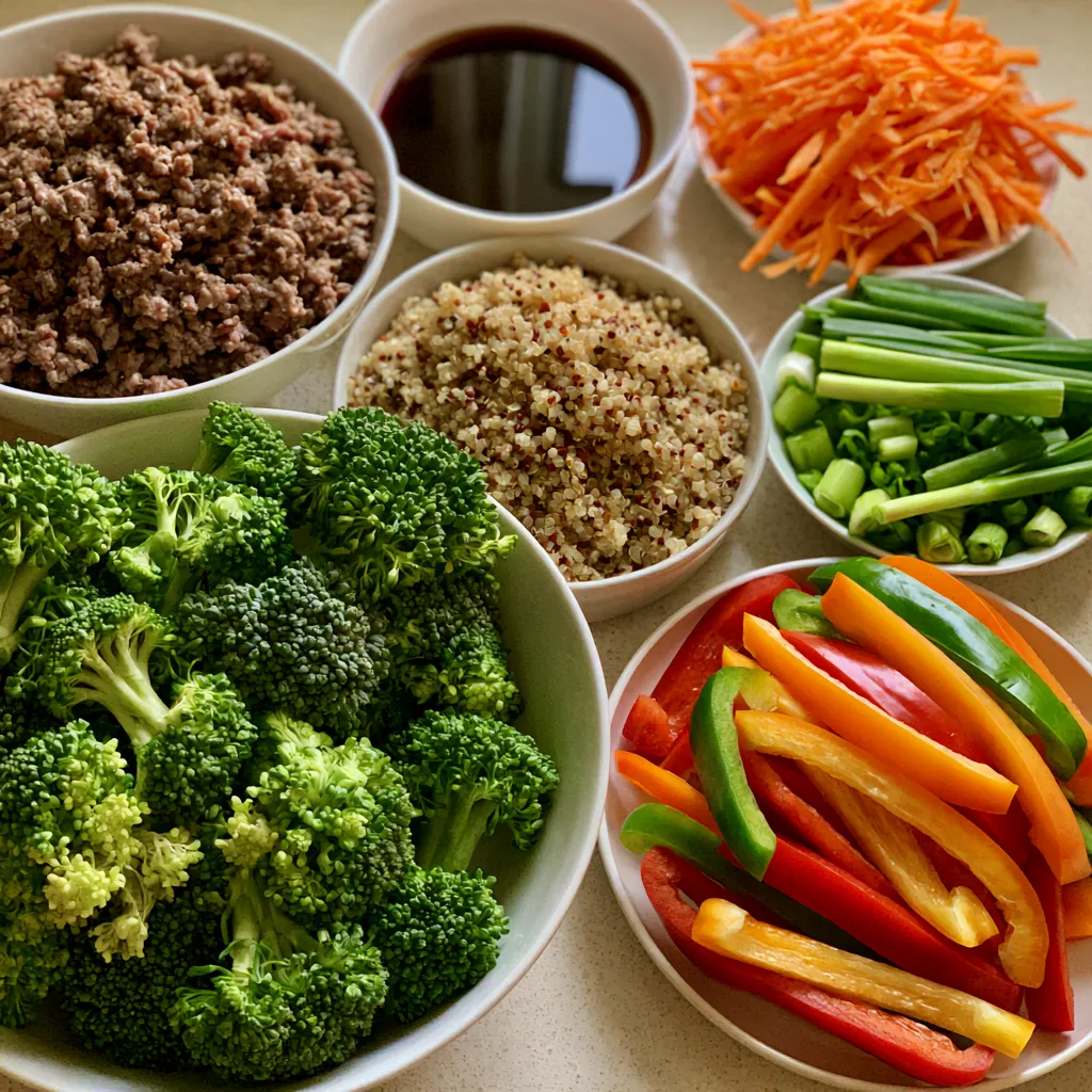 High Protein Beef Bowl