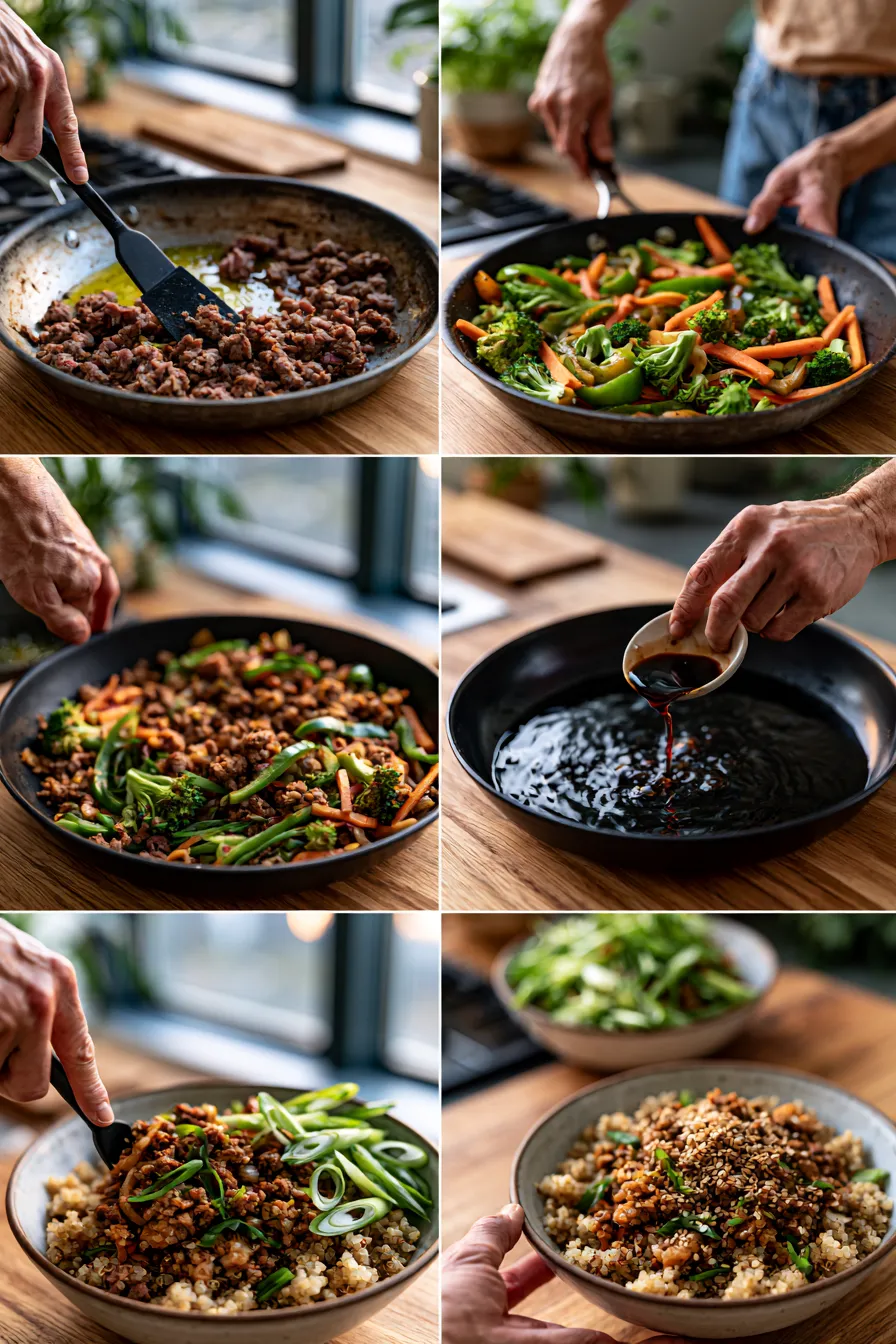 High Protein Beef Bowl