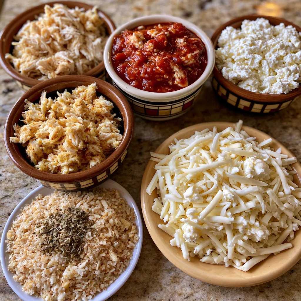 High Protein Chicken Parmesan Casserole