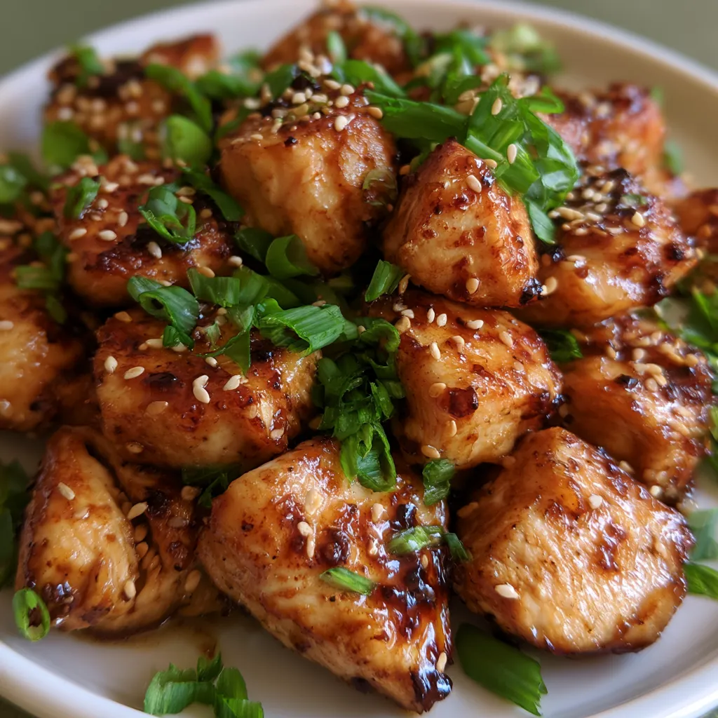 High Protein Sesame Chicken