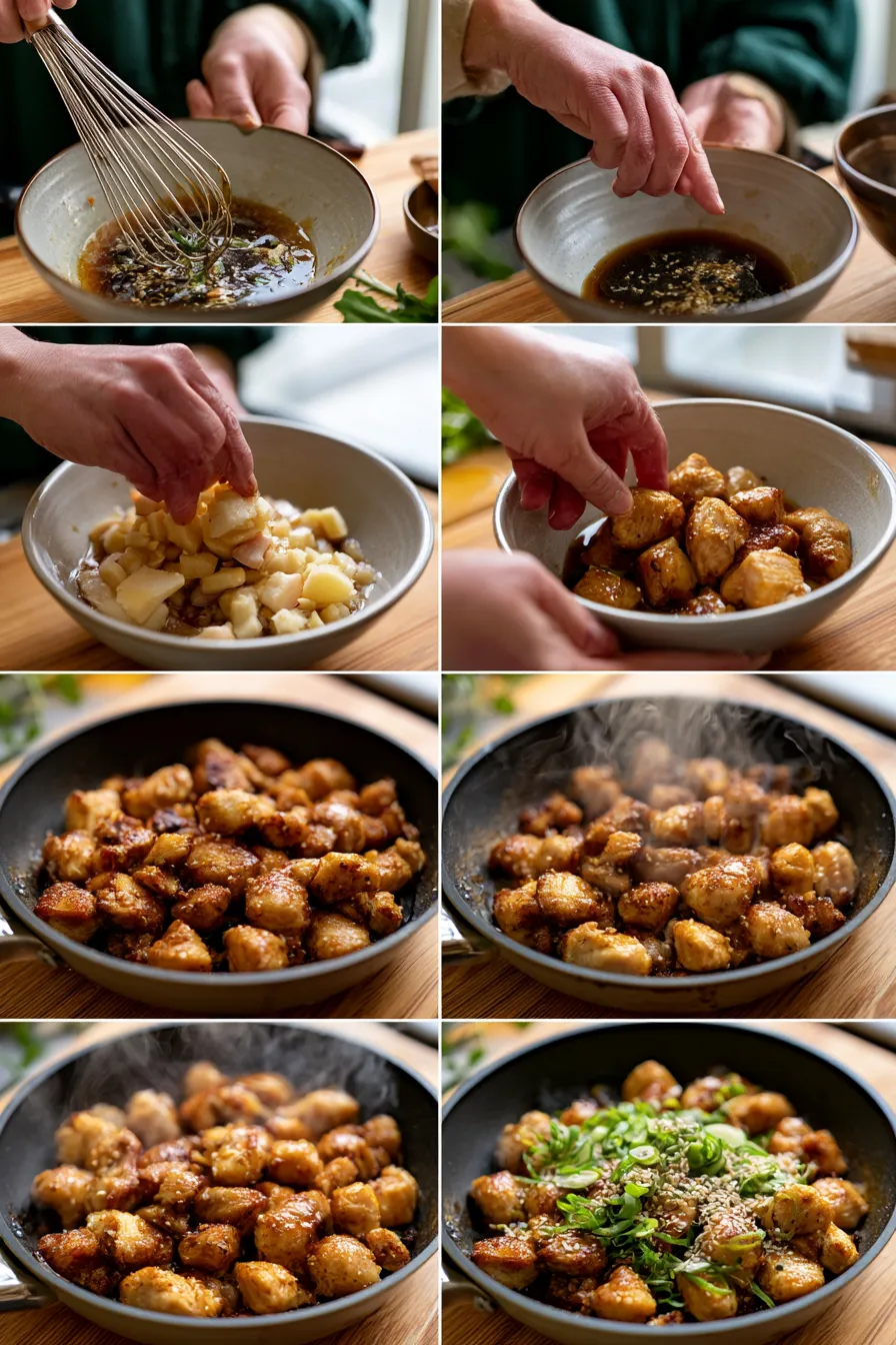 High Protein Sesame Chicken