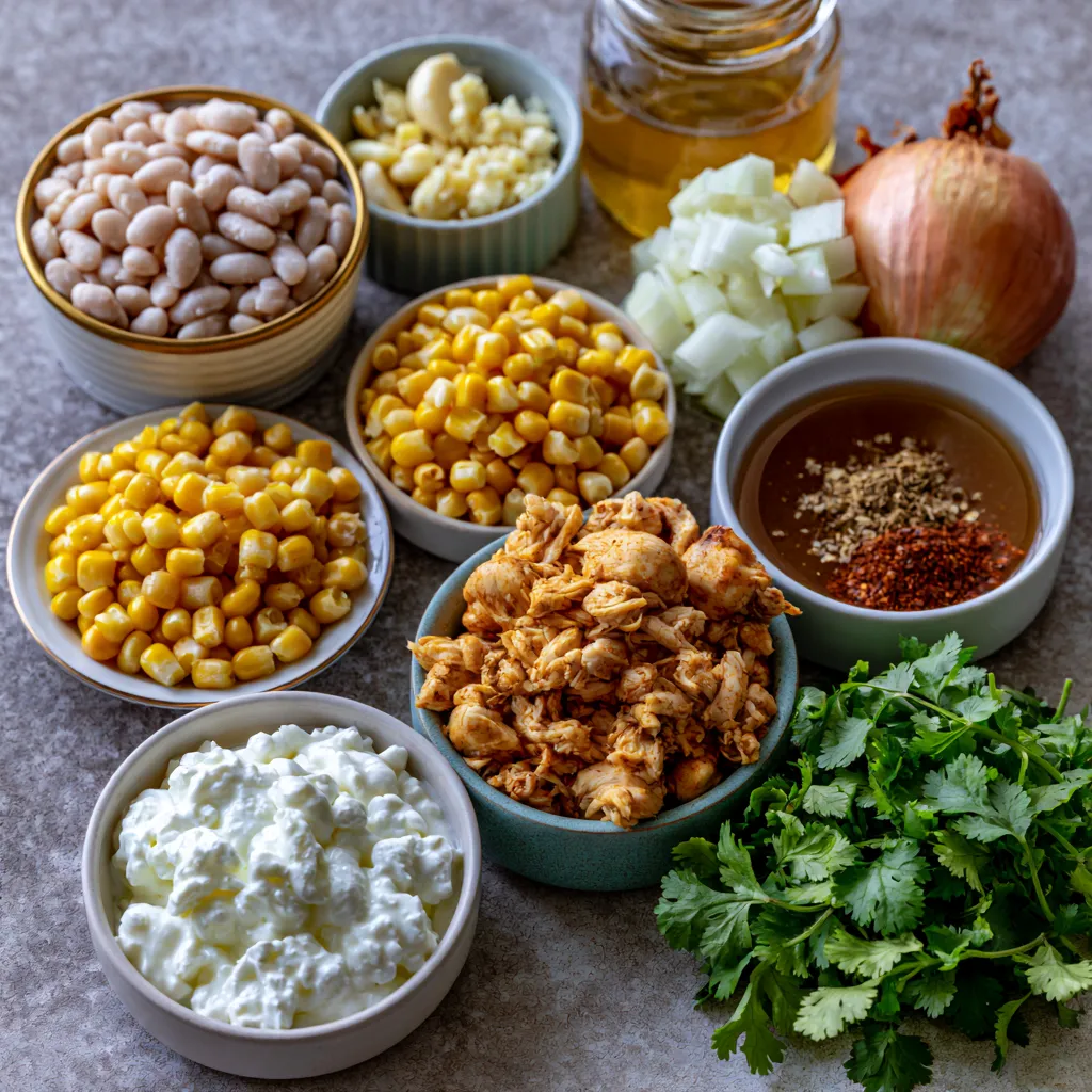 High Protein White Chicken Chili