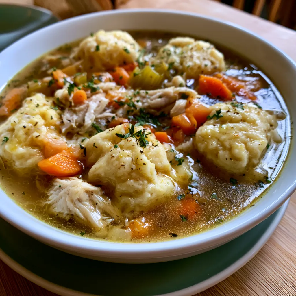 Homemade Chicken and Dumplings