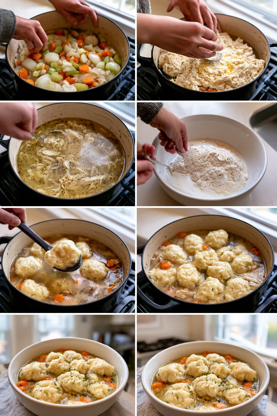 Homemade Chicken and Dumplings