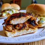 Honey Chipotle Garlic Chicken Sliders