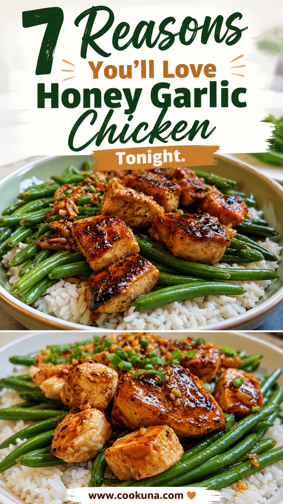 Honey Garlic Chicken and Green Beans