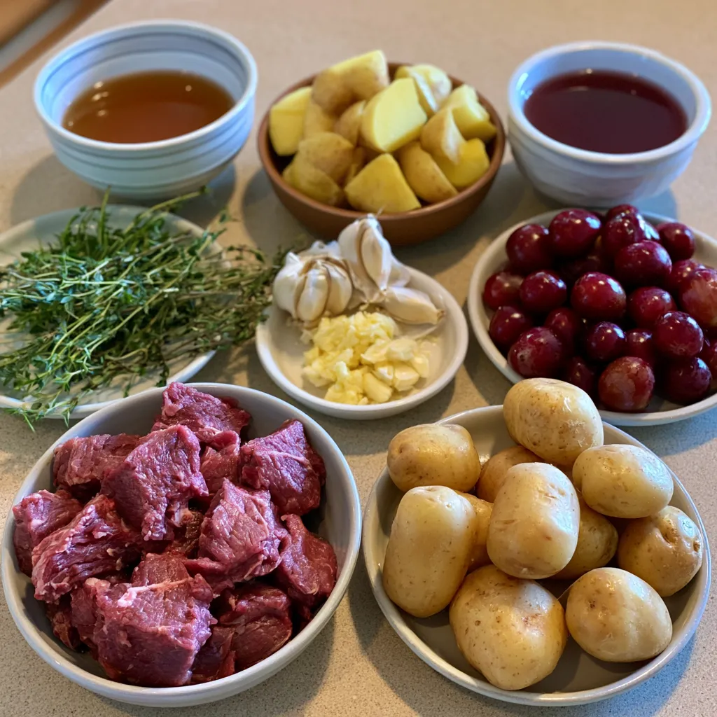 Honey Glazed Beef and Potatoes