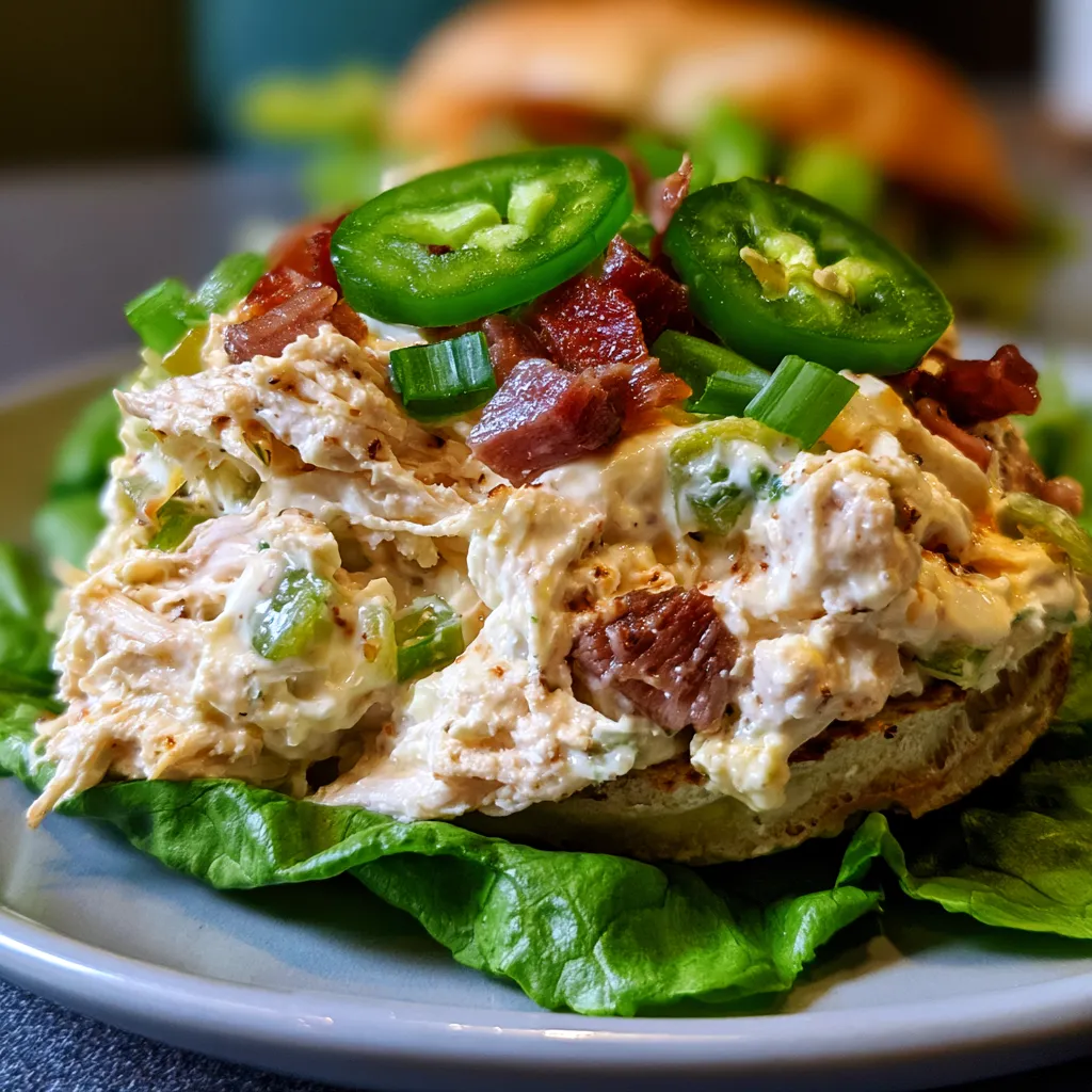 Jalapeño Popper Chicken Salad