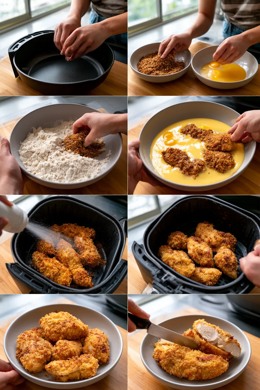 Juicy Air Fryer Fried Chicken