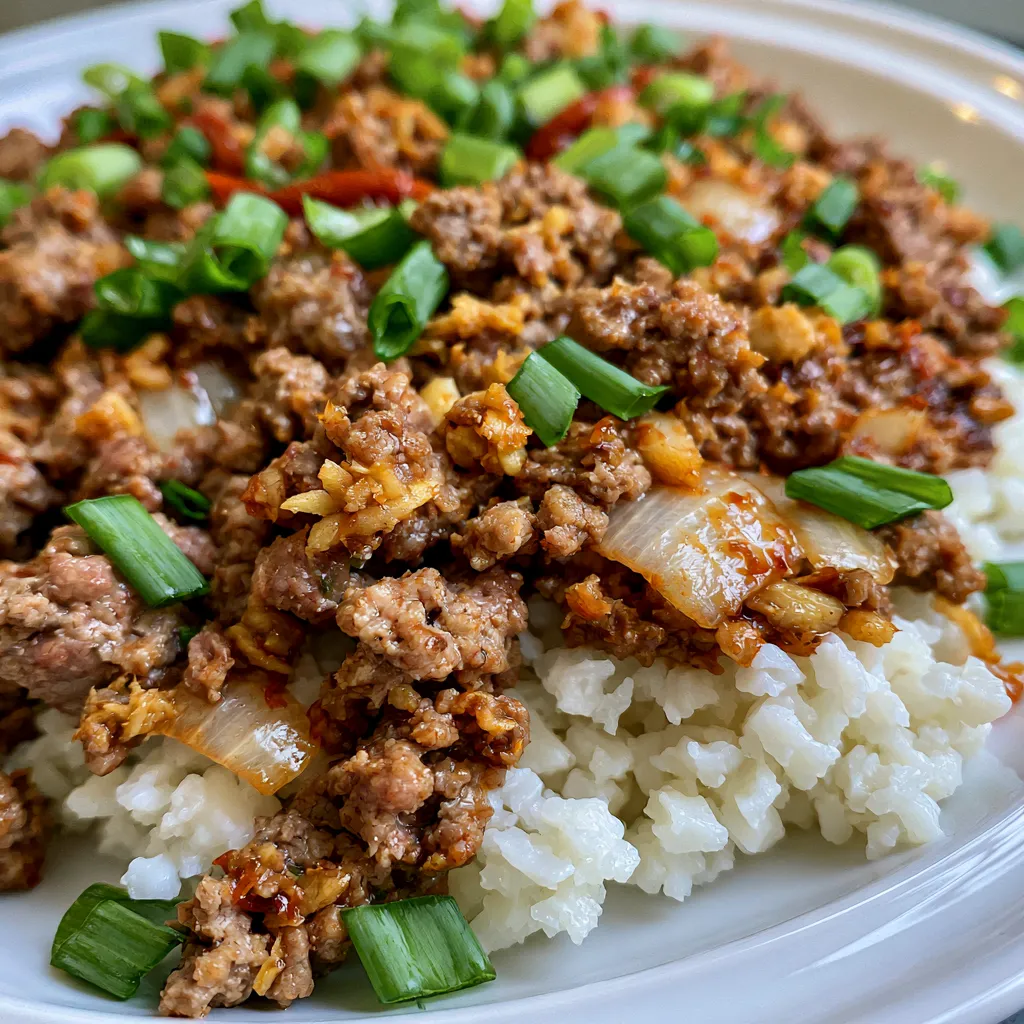 Low Carb Firecracker Ground Beef
