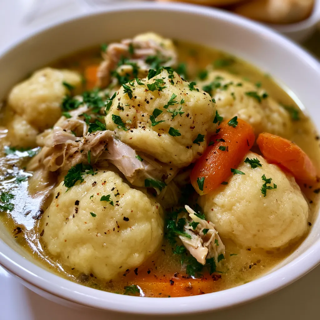 Old-Fashioned Chicken and Dumplings