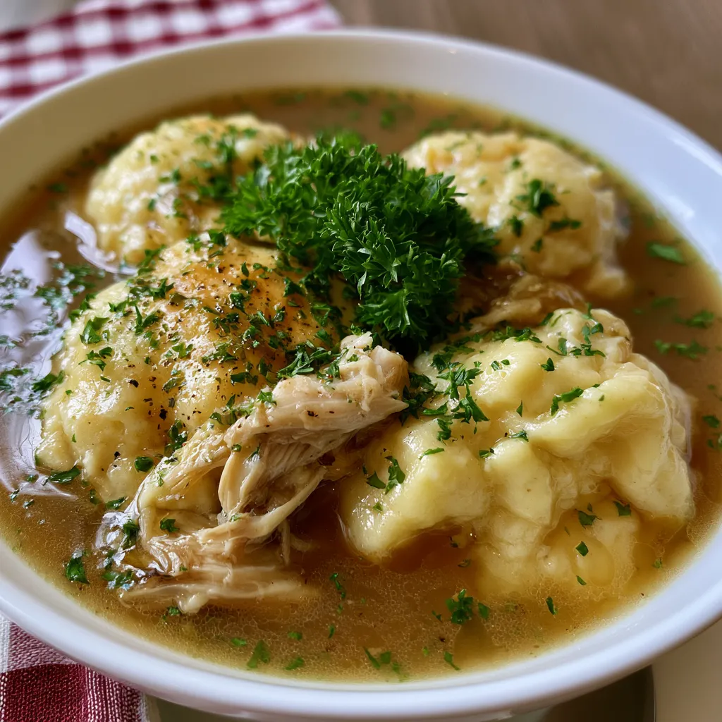 Old-Fashioned Chicken and Dumplings