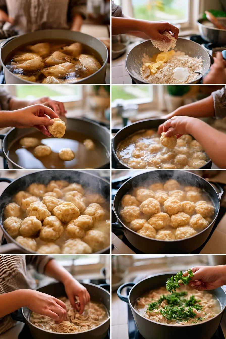 Old-Fashioned Chicken and Dumplings