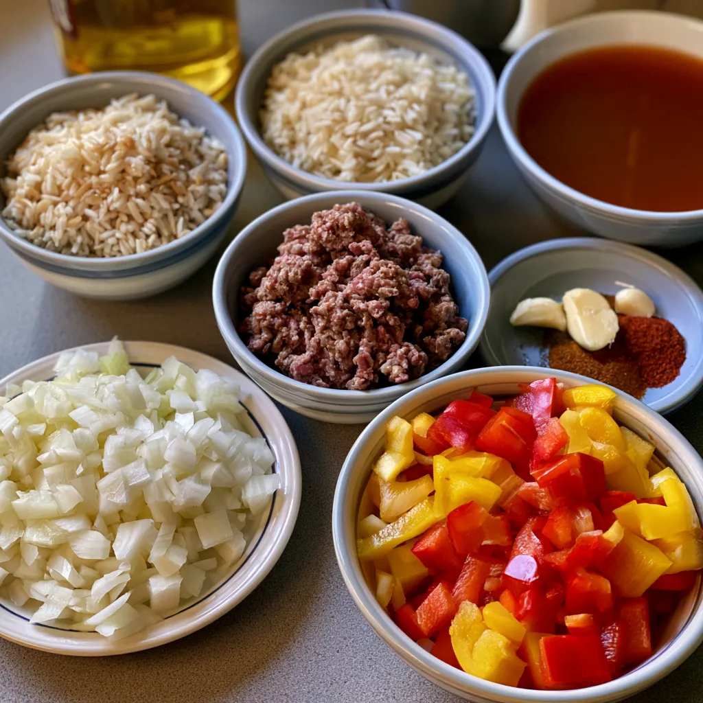 One Pot Beef and Rice
