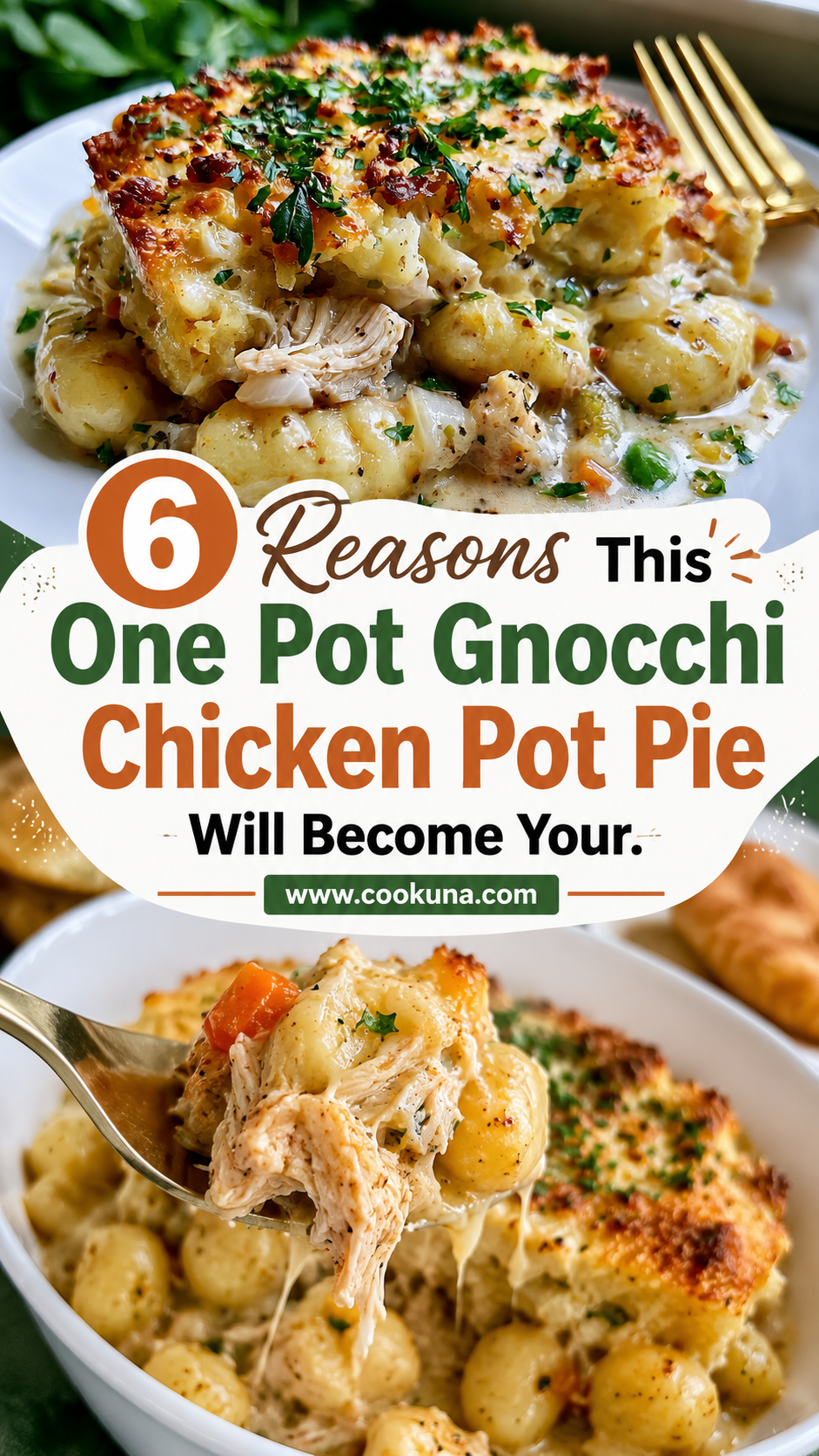 One Pot Gnocchi Chicken Pot Pie
