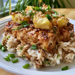 Pineapple Chicken and Rice