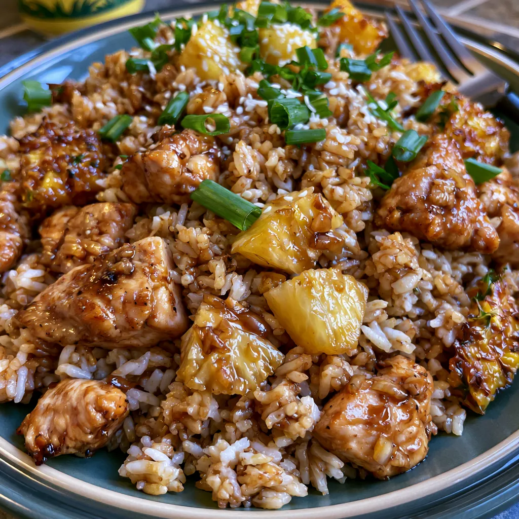 Pineapple Chicken and Rice