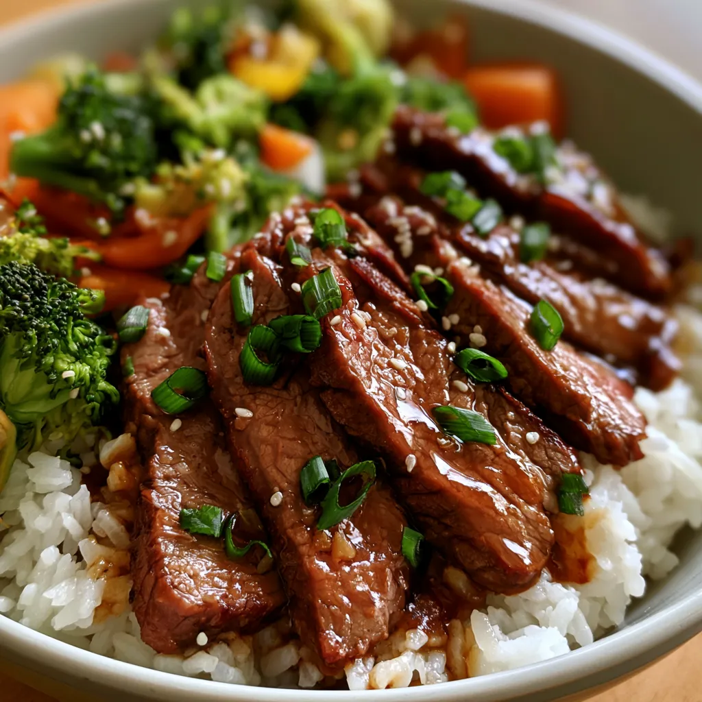 Quick and Easy Teriyaki Beef Bowls