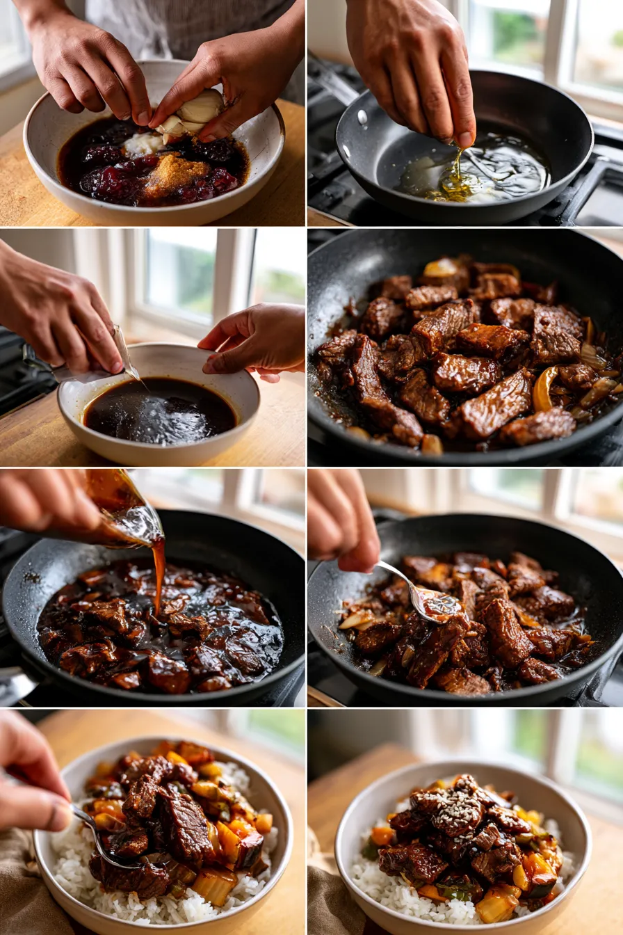 Quick and Easy Teriyaki Beef Bowls