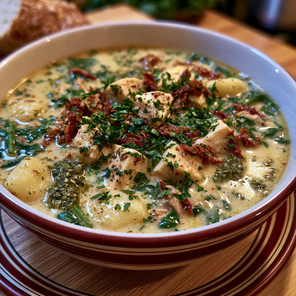 Rich and Creamy Chicken Soup