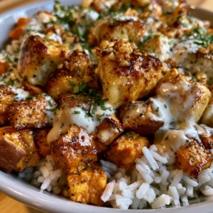 Roasted Chicken and Sweet Potato Rice Bowls