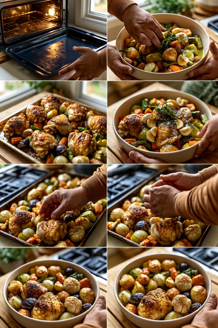Roasted Garlic Chicken and Vegetables