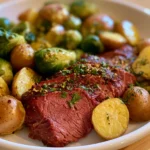 Sheet-Pan Smoked Beef and Fall Veggies