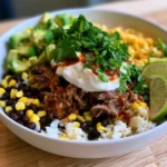Shredded Beef Burrito Bowl