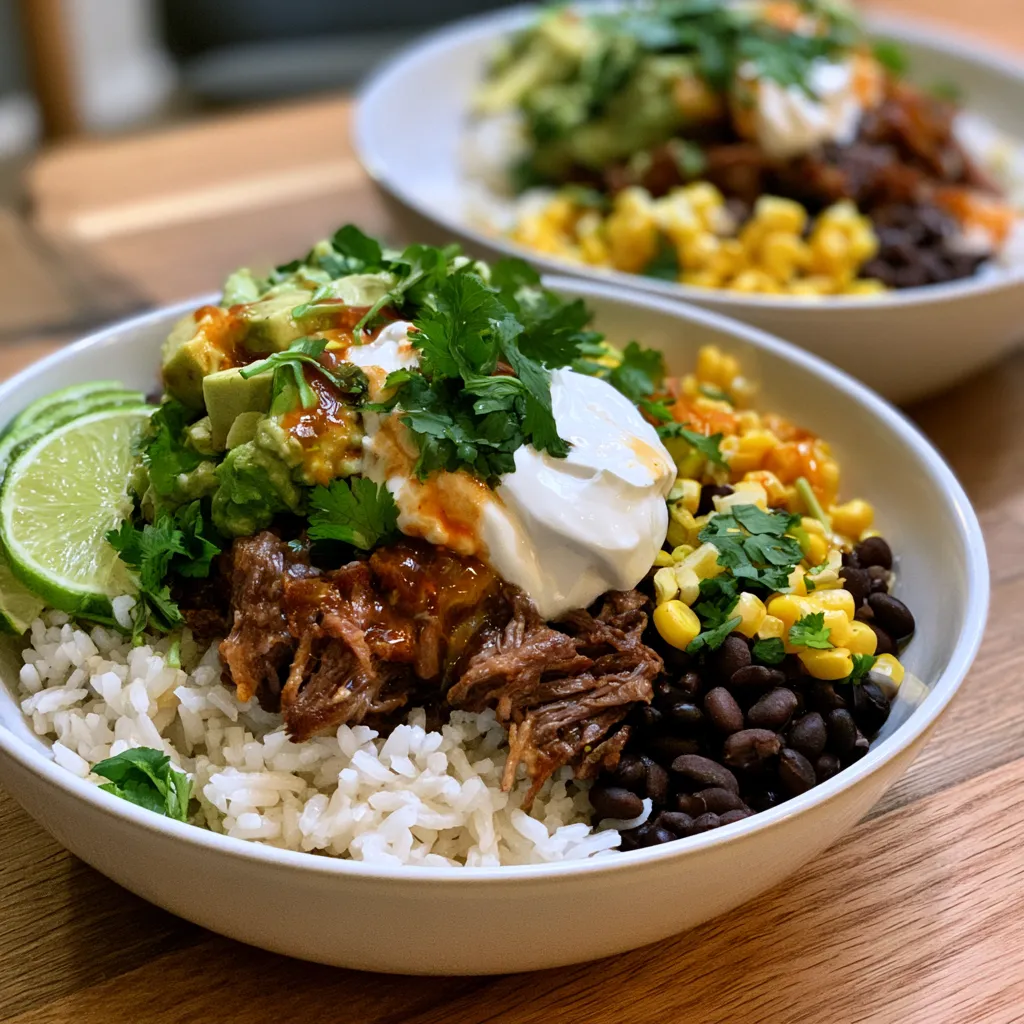 Shredded Beef Burrito Bowl