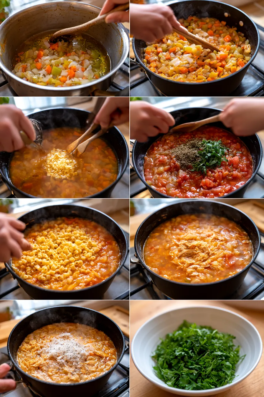 Sicilian Chicken Soup