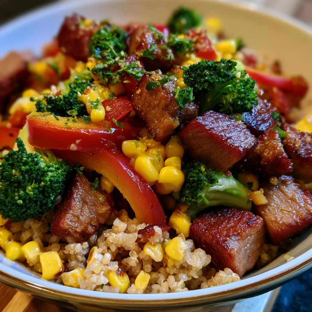 Smoked Beef Bowl Recipe