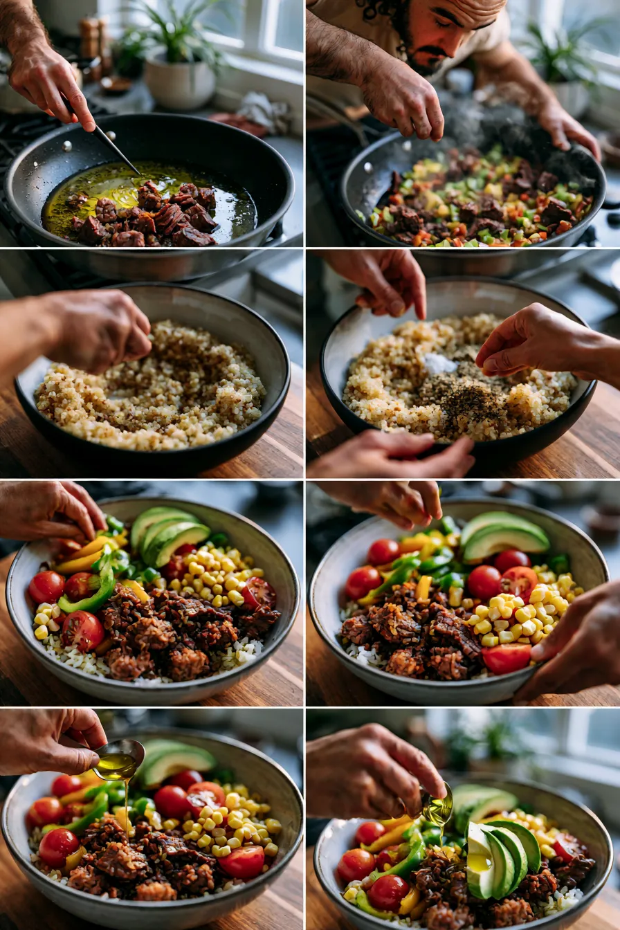 Smoked Beef Bowls