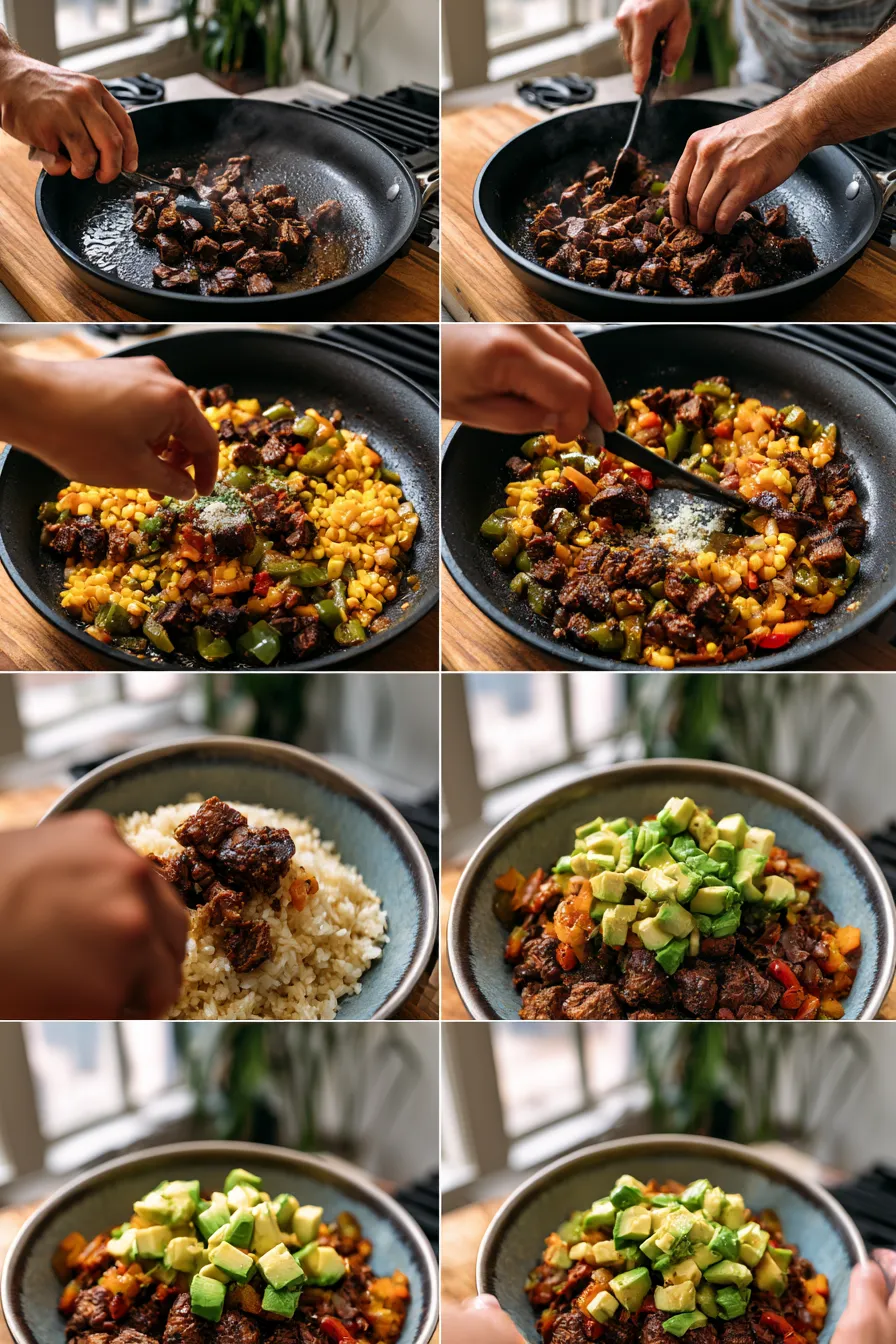 Smoked Beef Bowls