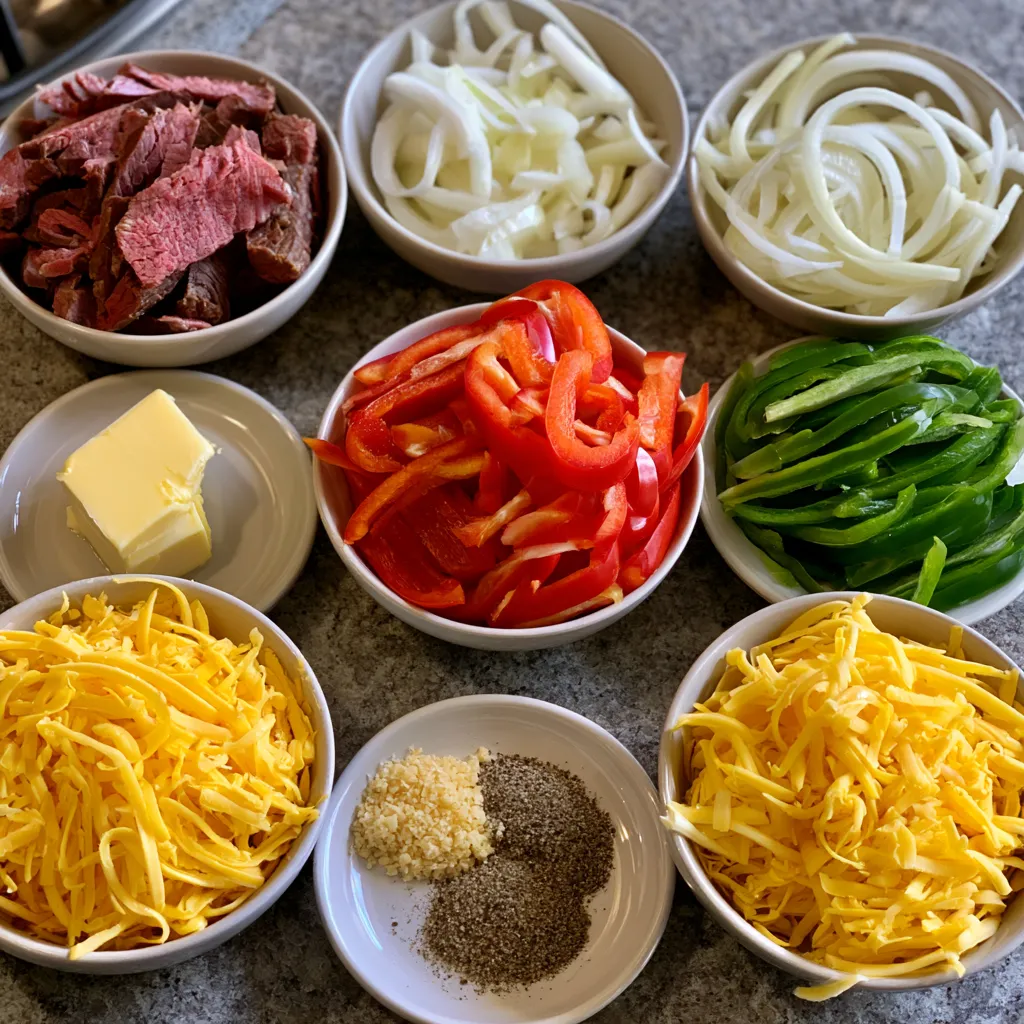 Smoked Beef Cheesesteak Skillet