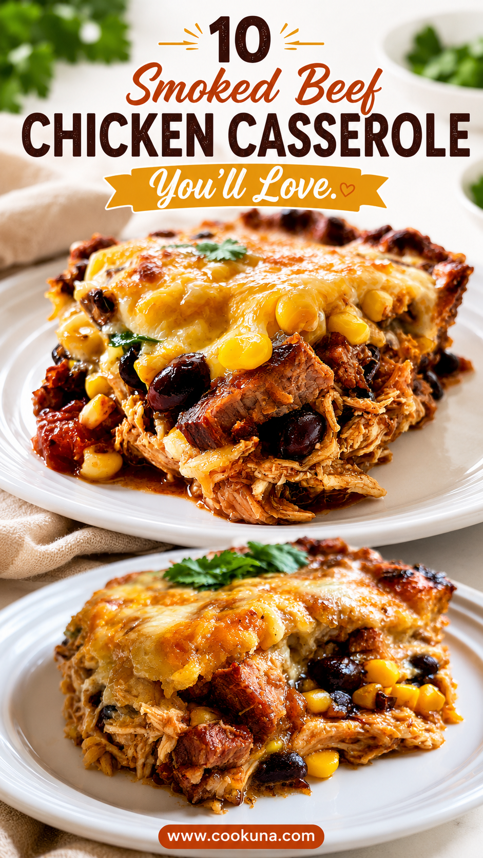 Smoked Beef Chicken Casserole