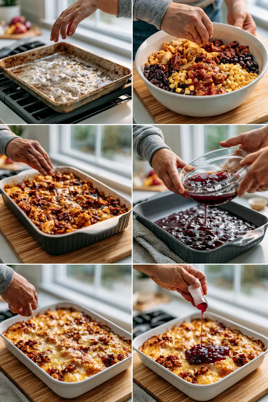 Smoked Beef Chicken Casserole
