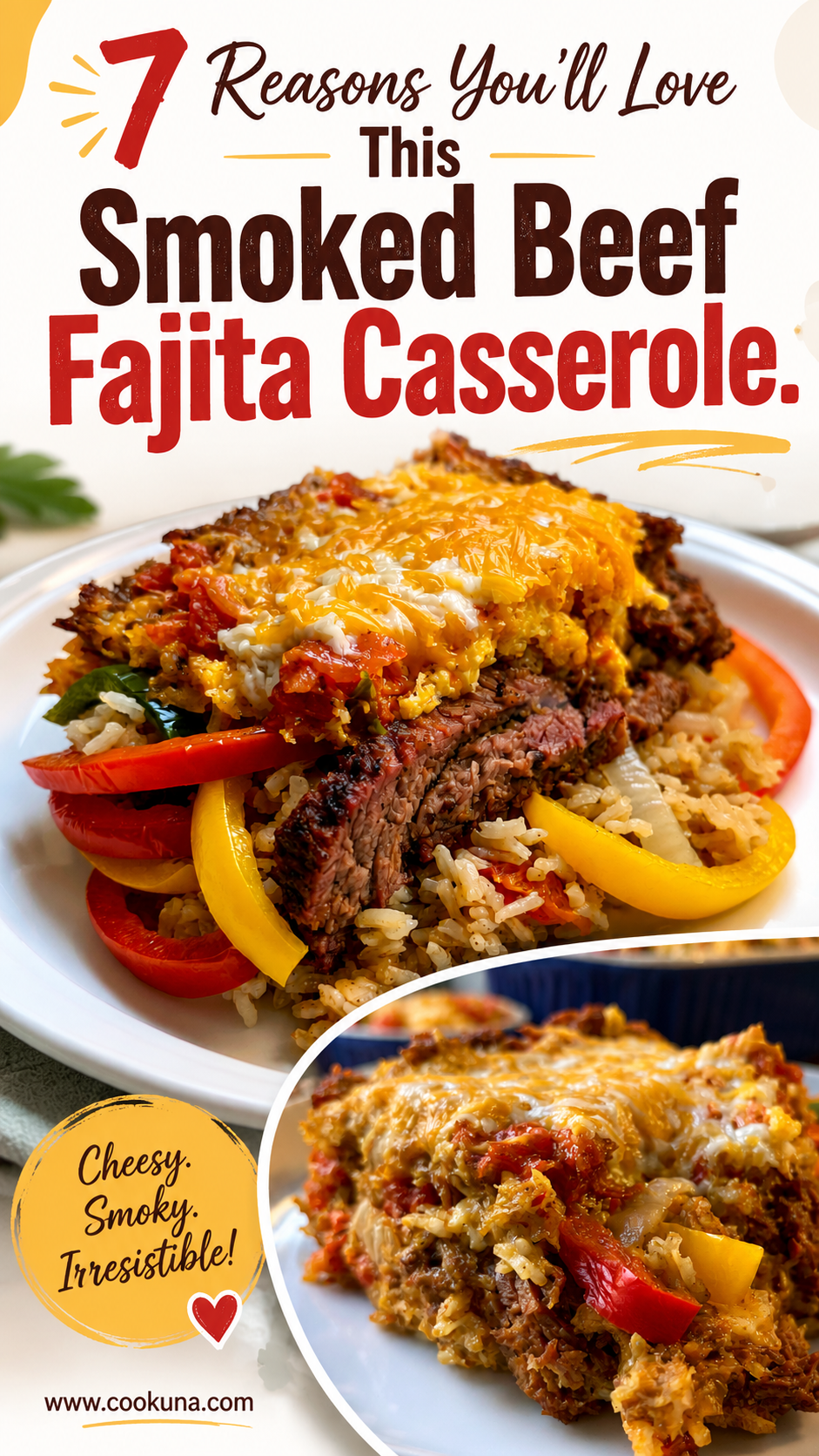 Smoked Beef Fajita Casserole