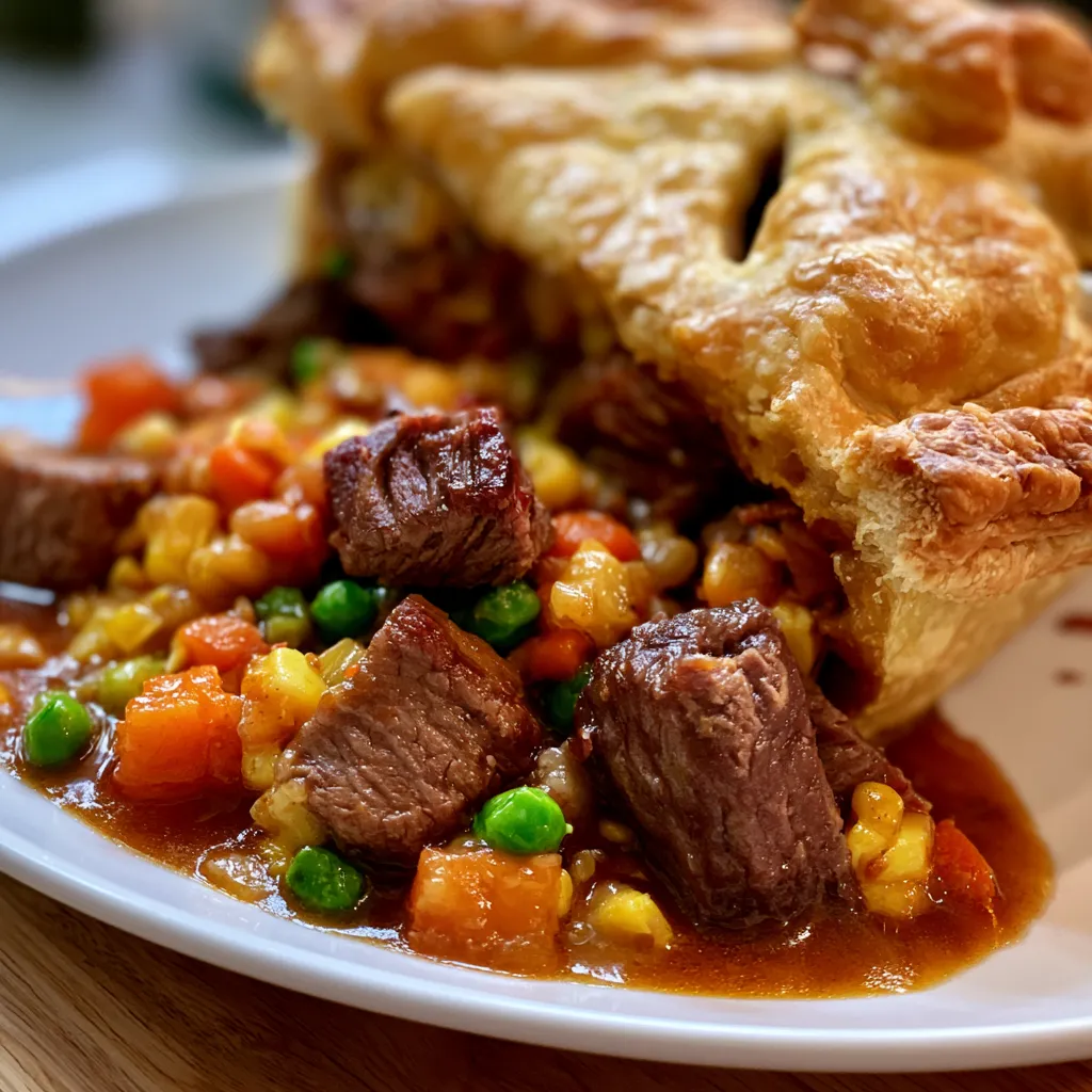Smoked Beef Pot Pie
