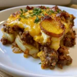 Smoked Beef Potato Casserole