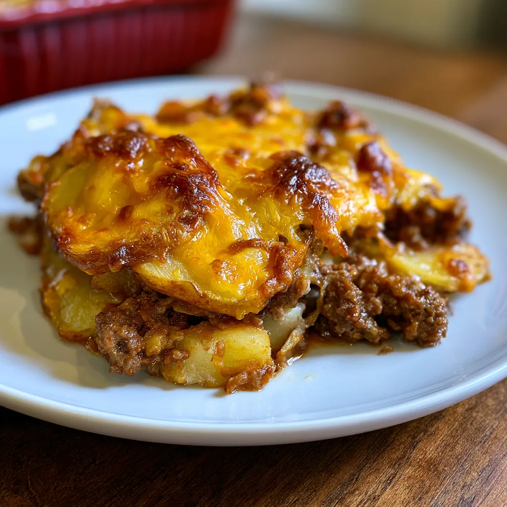 Smoked Beef Potato Casserole