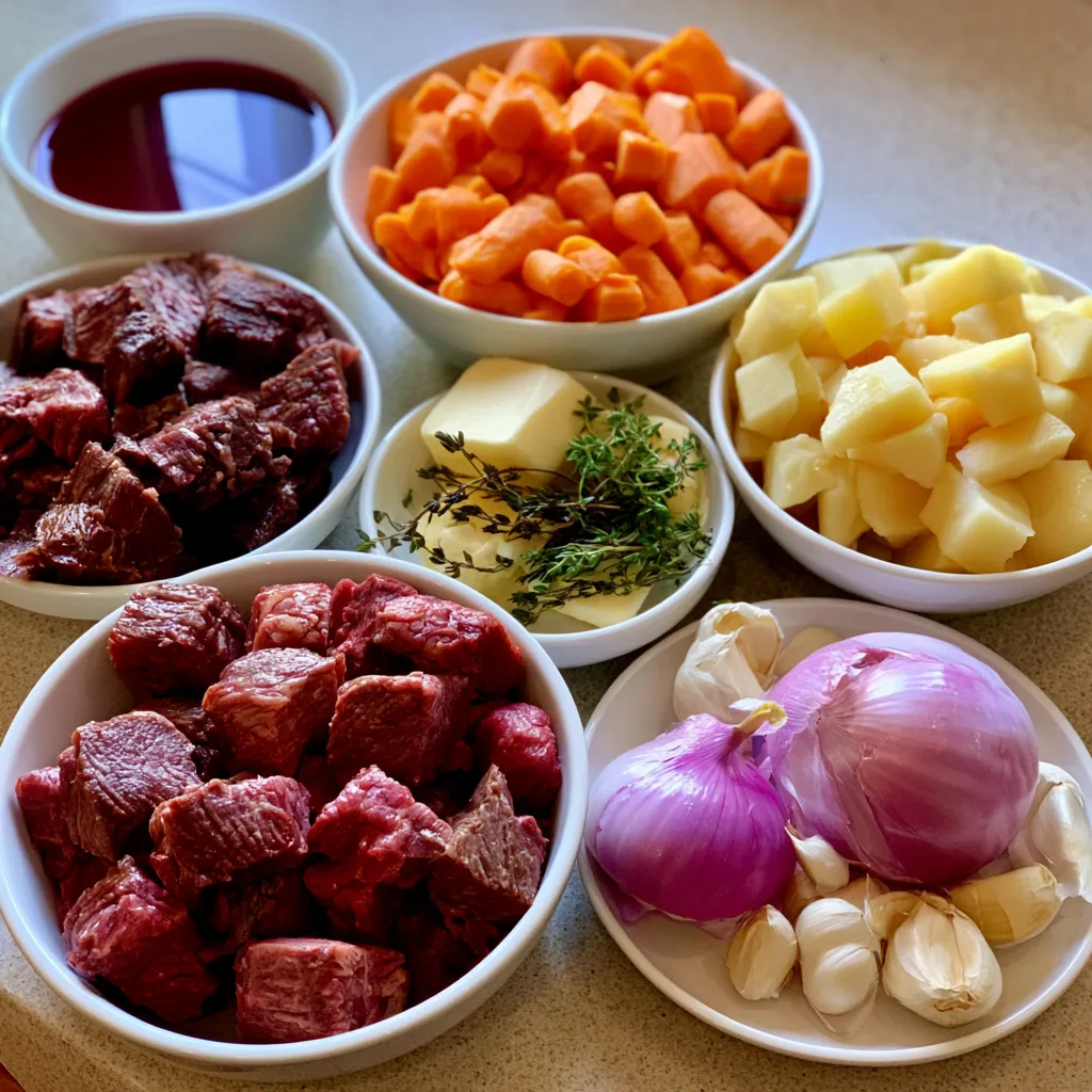 Smoked Beef and Grape Juice Stew