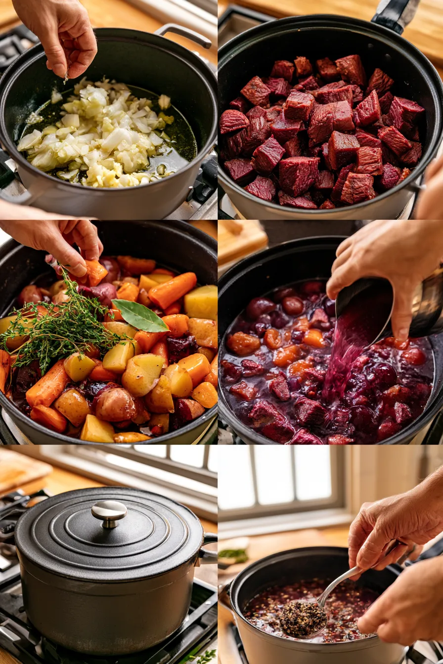 Smoked Beef and Grape Juice Stew