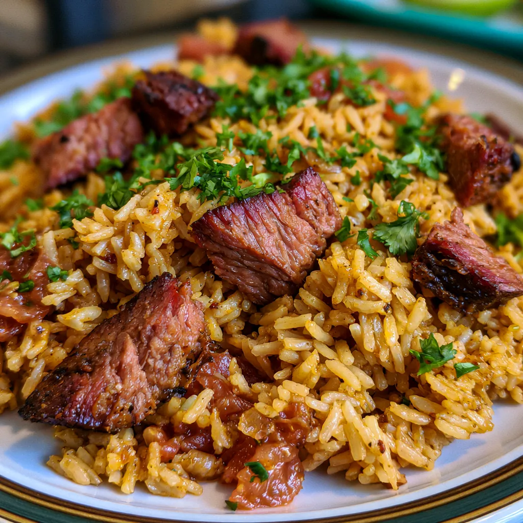 Smoked Beef and Rice