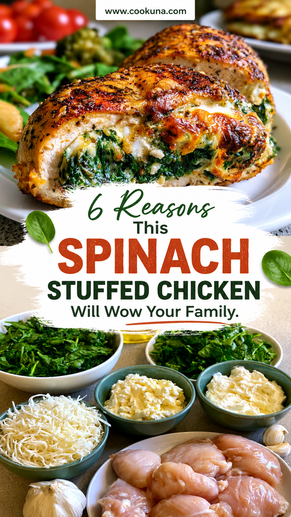 Spinach Stuffed Chicken