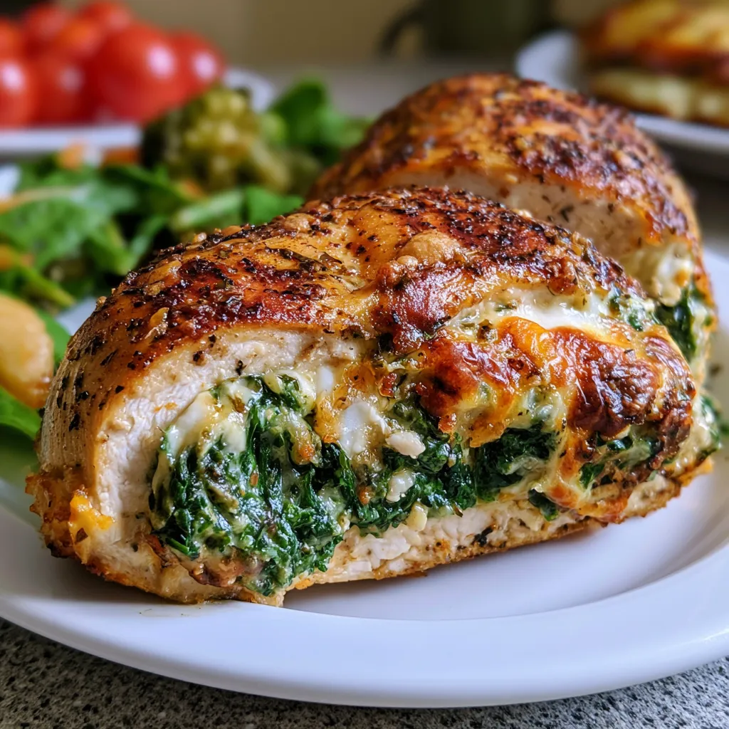 Spinach Stuffed Chicken