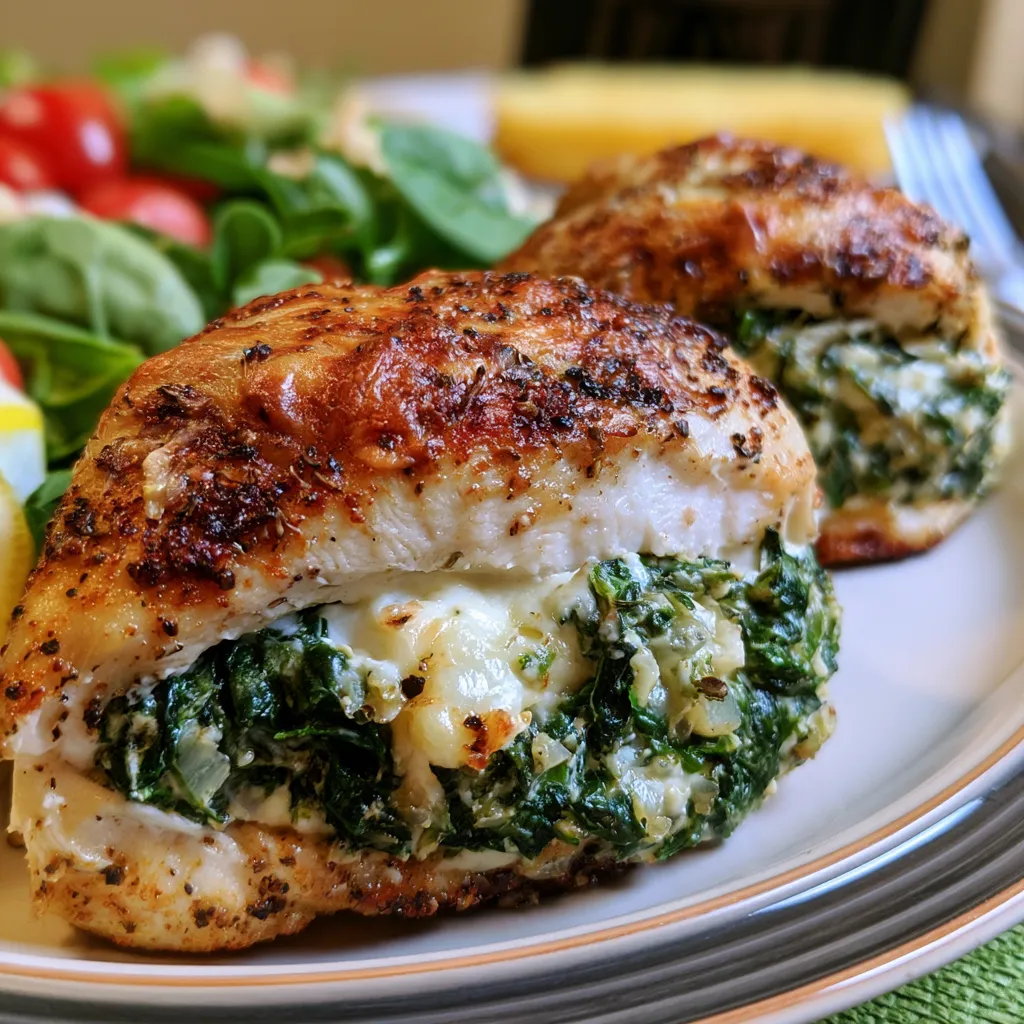 Spinach Stuffed Chicken