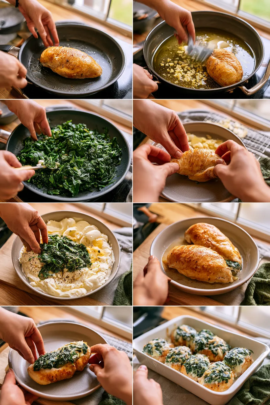 Spinach Stuffed Chicken